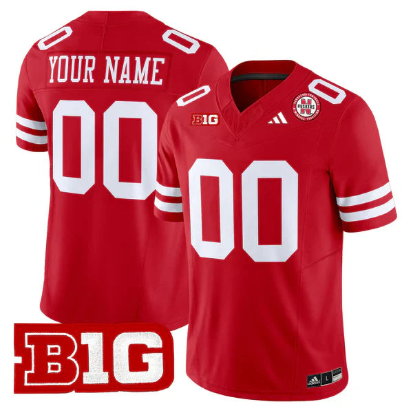 Custom Nebraska Football 2025 "Blackout" Jersey - All Stitched