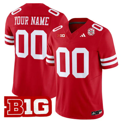 Custom Nebraska Football 2025 "Blackout" Jersey - All Stitched