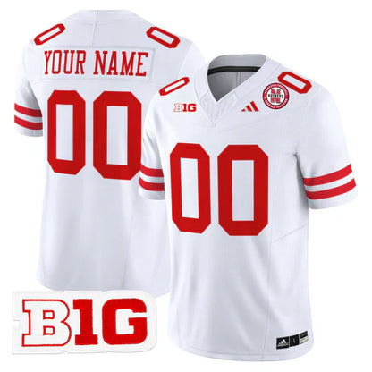 Custom Nebraska Football 2025 "Blackout" Jersey - All Stitched