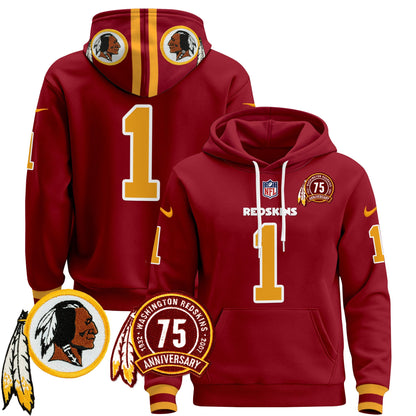 Men's Washington Redskins 2024 Pullover Hoodie - All Stitched