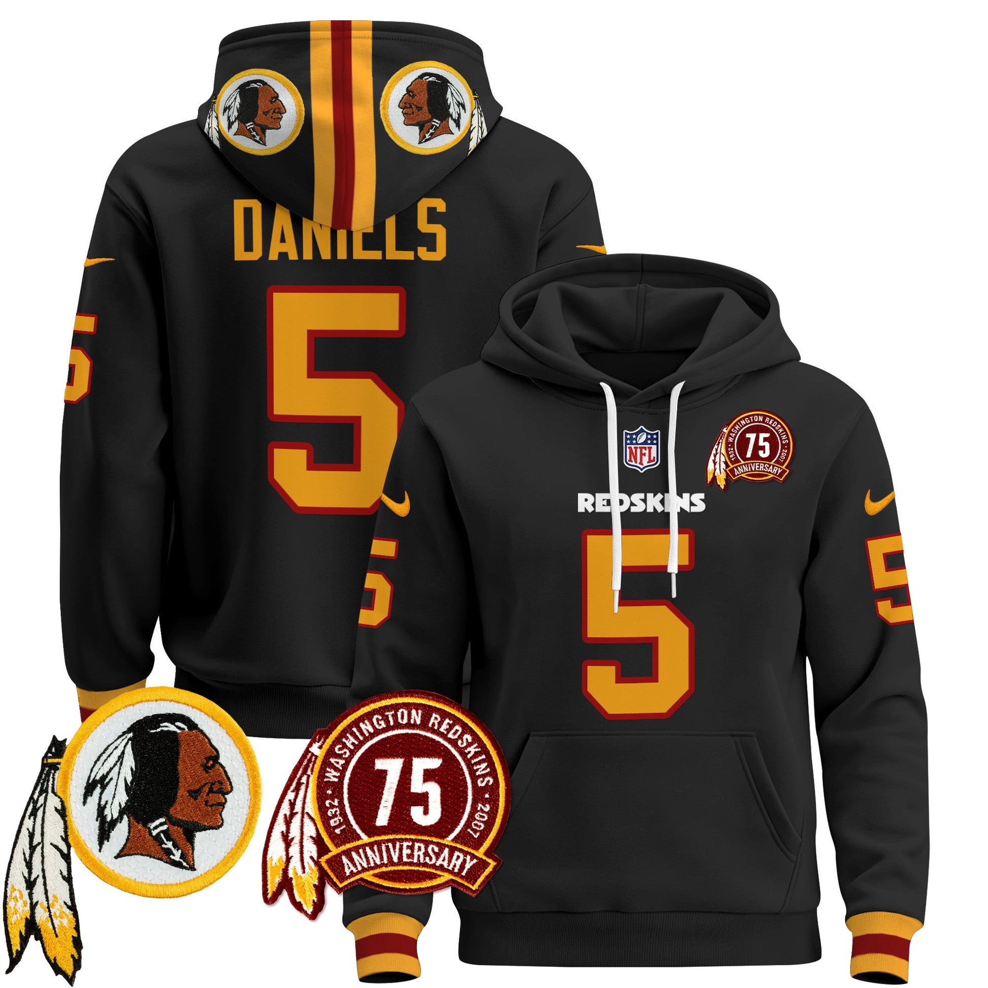Men's Washington Redskins 2024 Pullover Hoodie - All Stitched