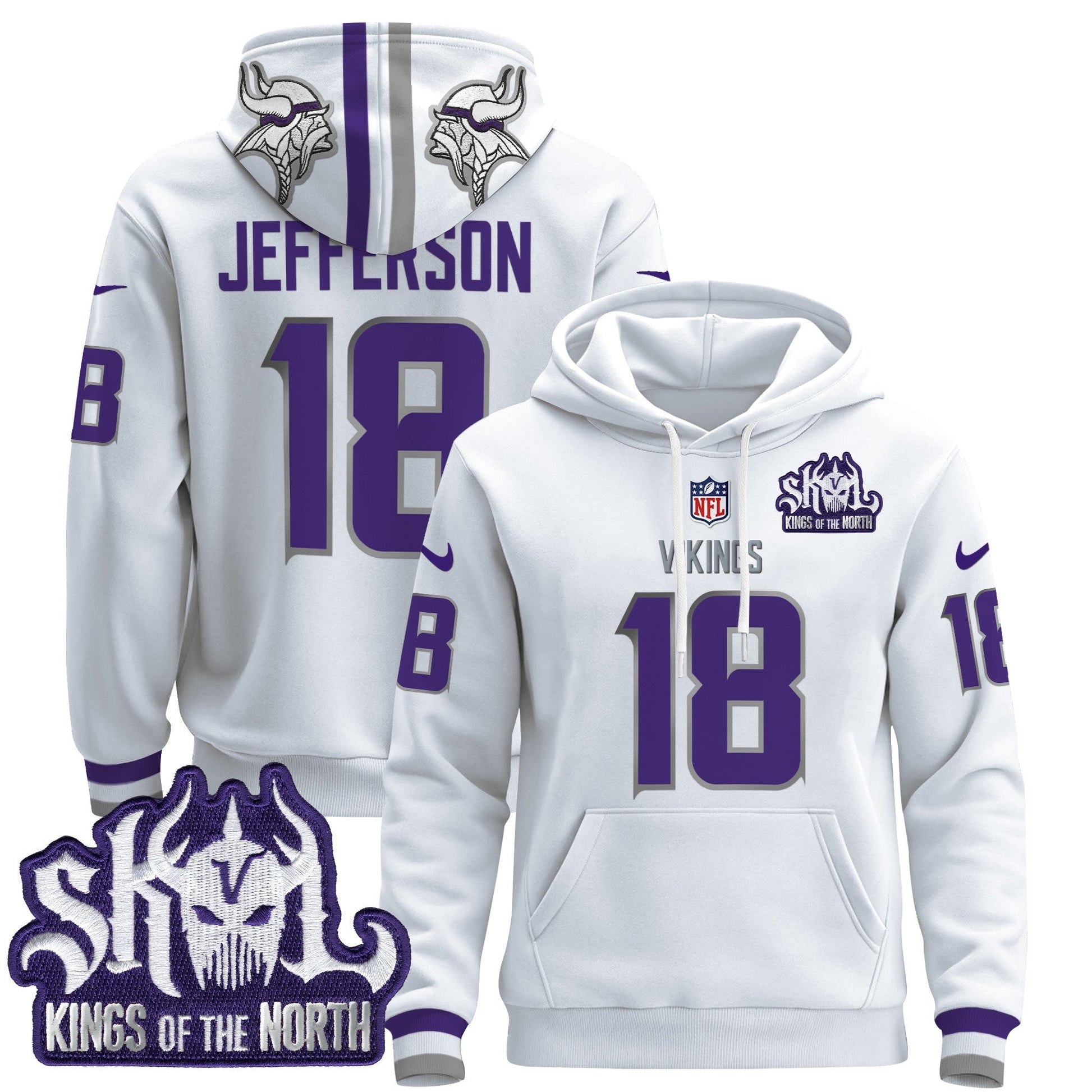 Men's Minnesota Vikings 2025 Pullover Hoodie - All Stitched
