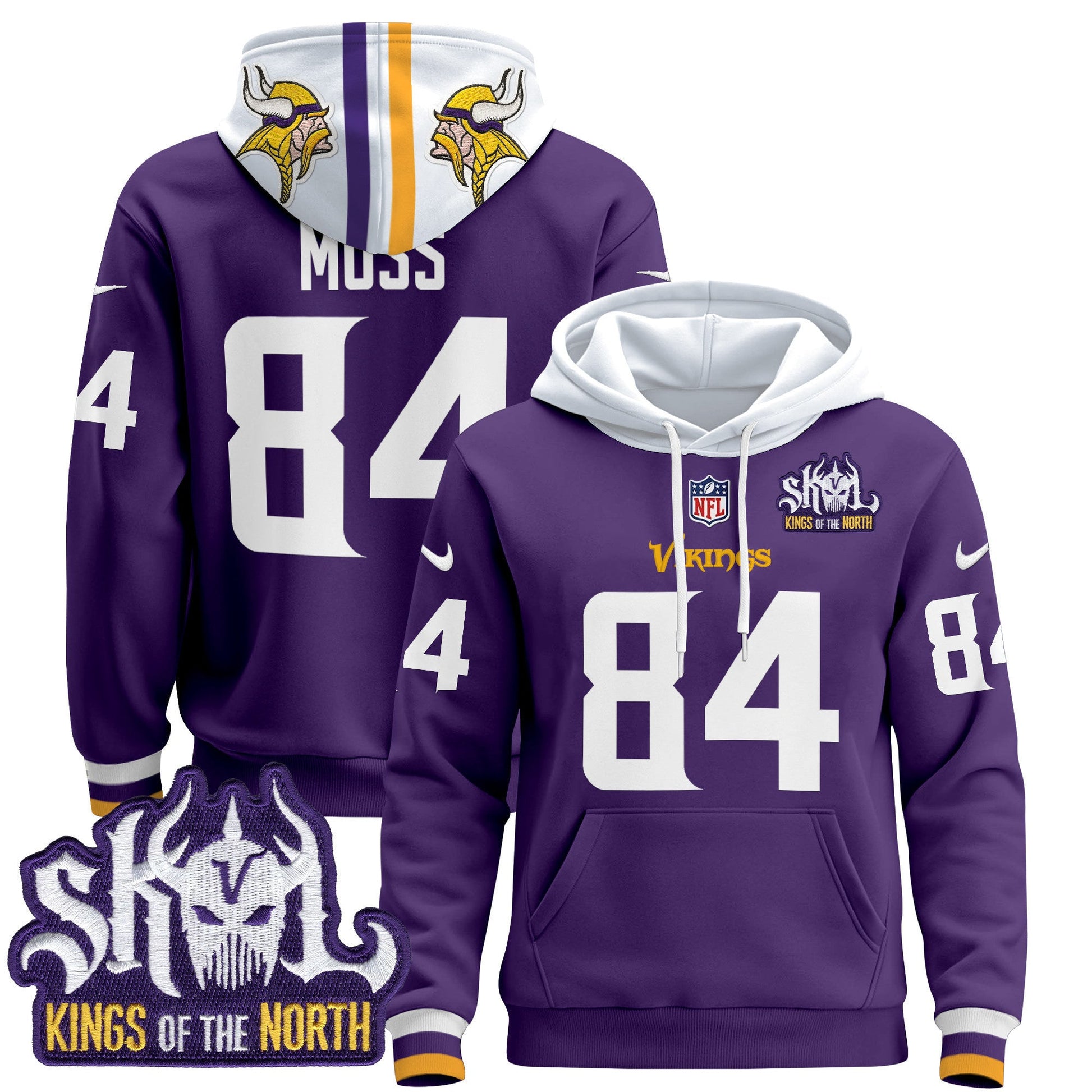 Men's Minnesota Vikings 2025 Pullover Hoodie - All Stitched