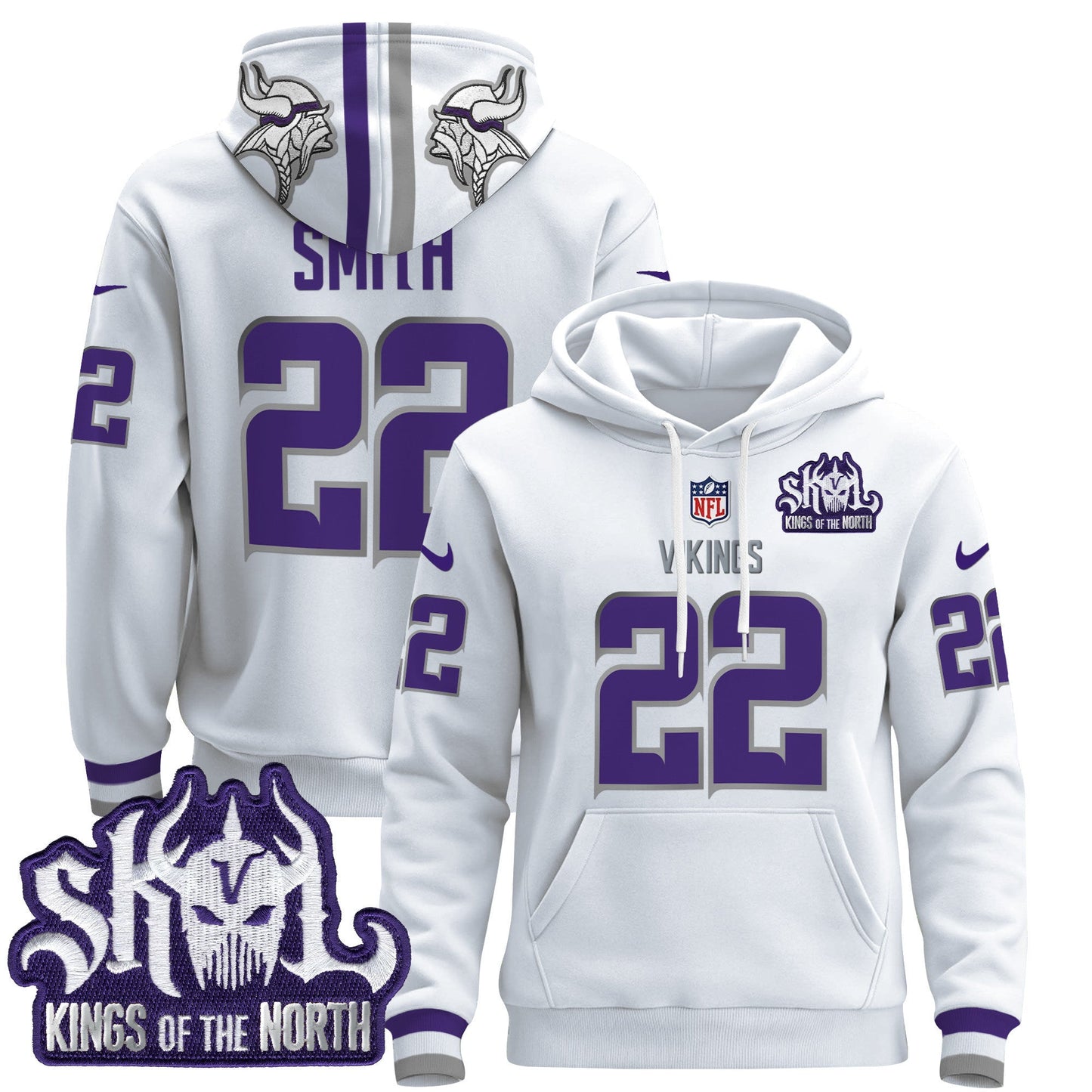 Men's Minnesota Vikings 2025 Pullover Hoodie - All Stitched