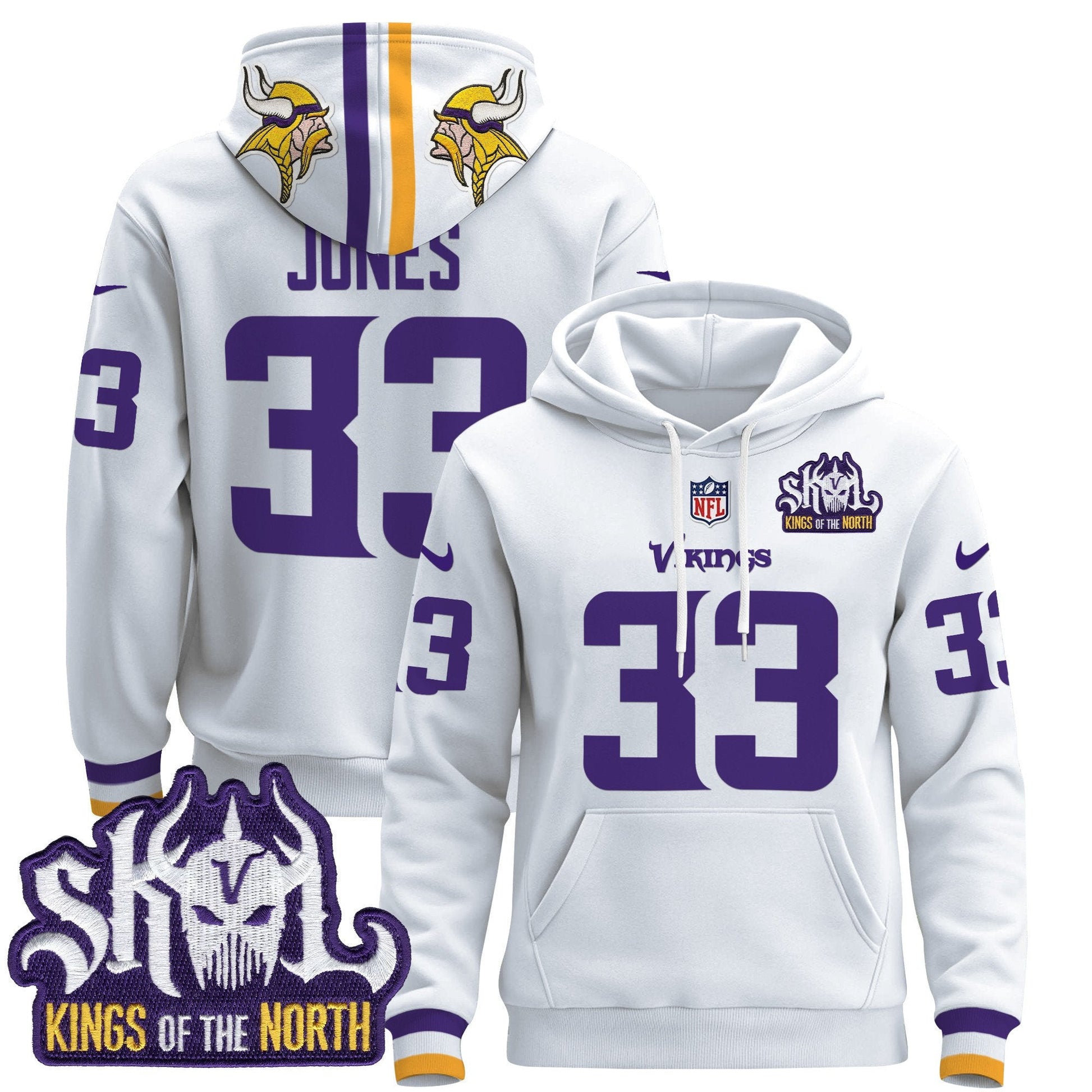 Men's Minnesota Vikings 2025 Pullover Hoodie - All Stitched