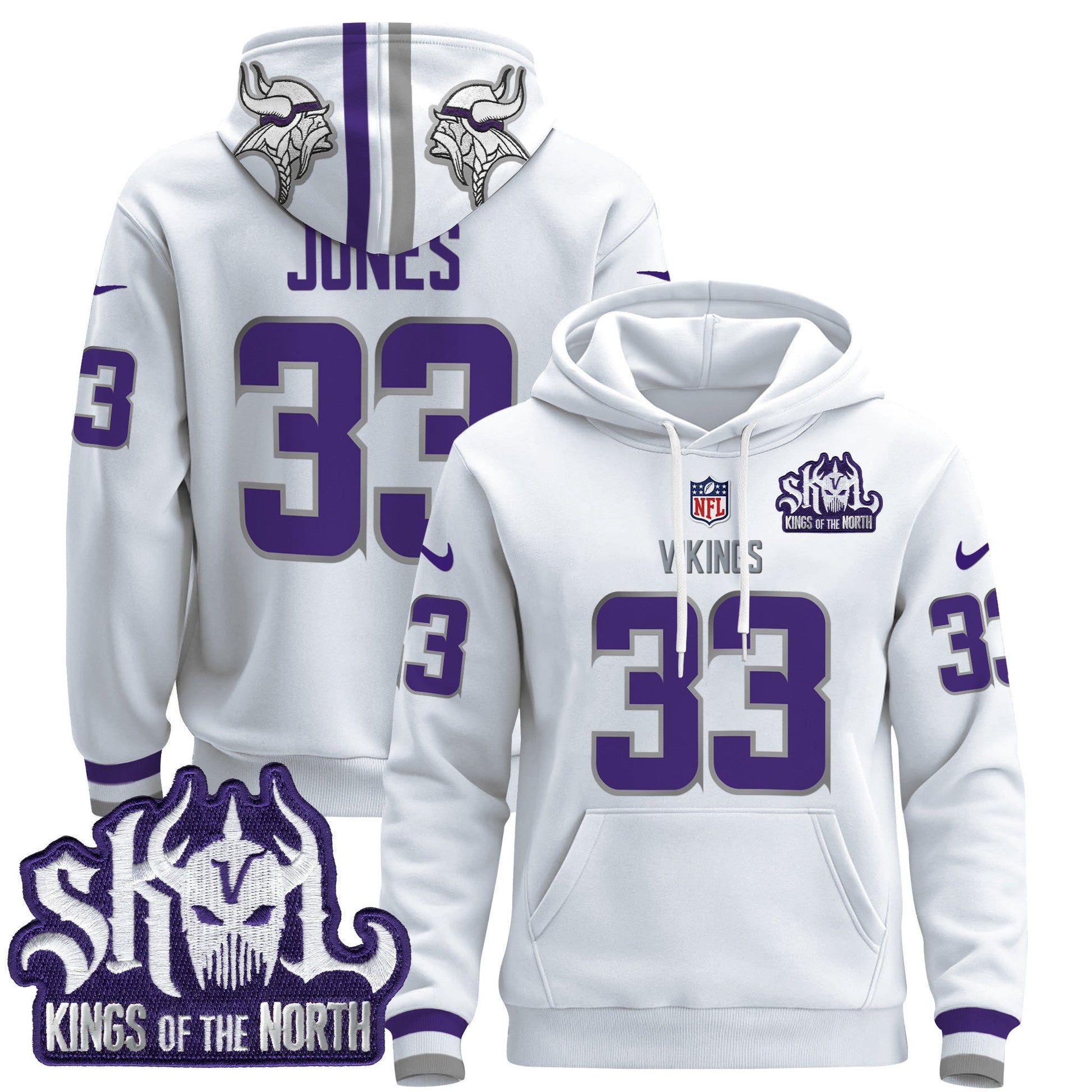 Men's Minnesota Vikings 2025 Pullover Hoodie - All Stitched