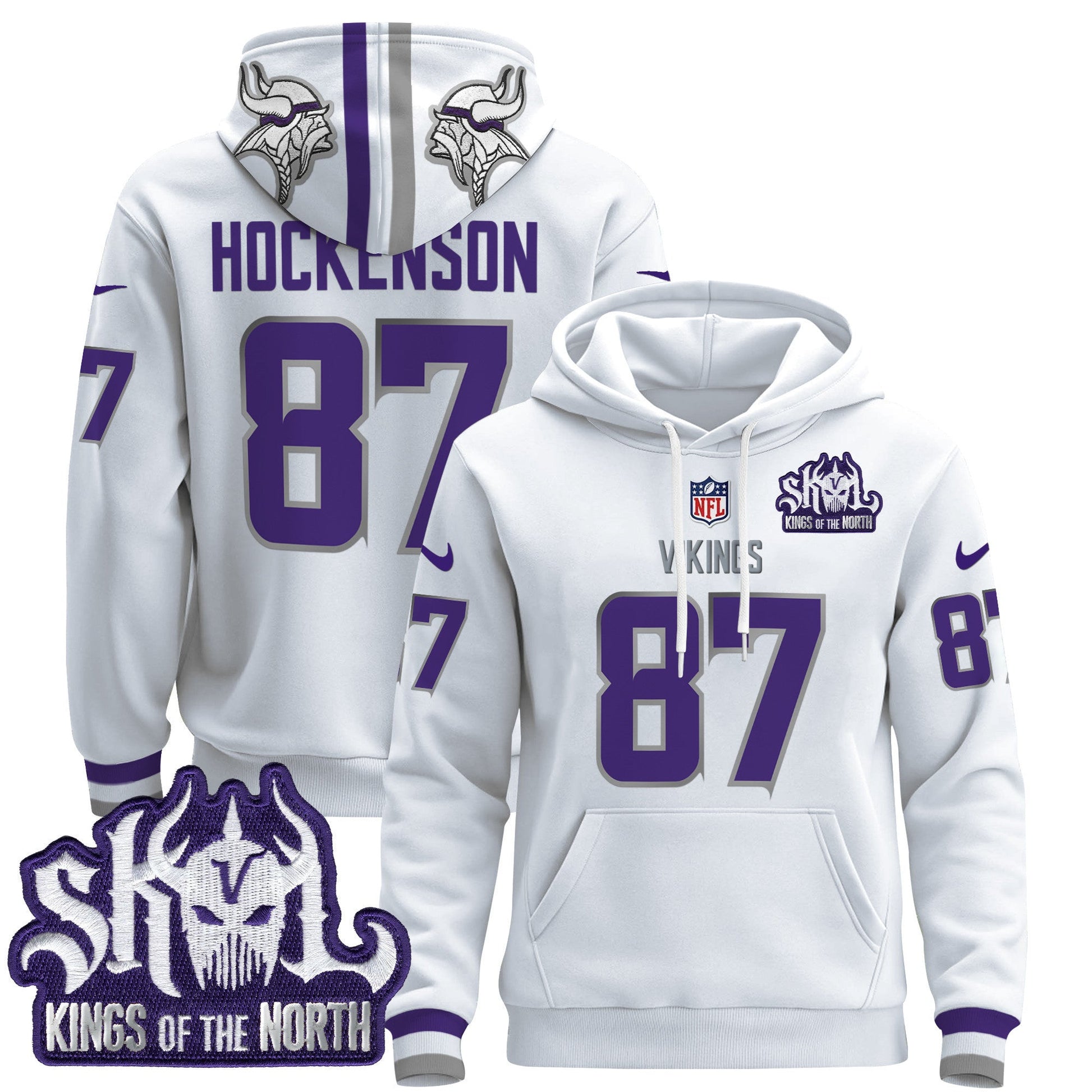 Men's Minnesota Vikings 2025 Pullover Hoodie - All Stitched