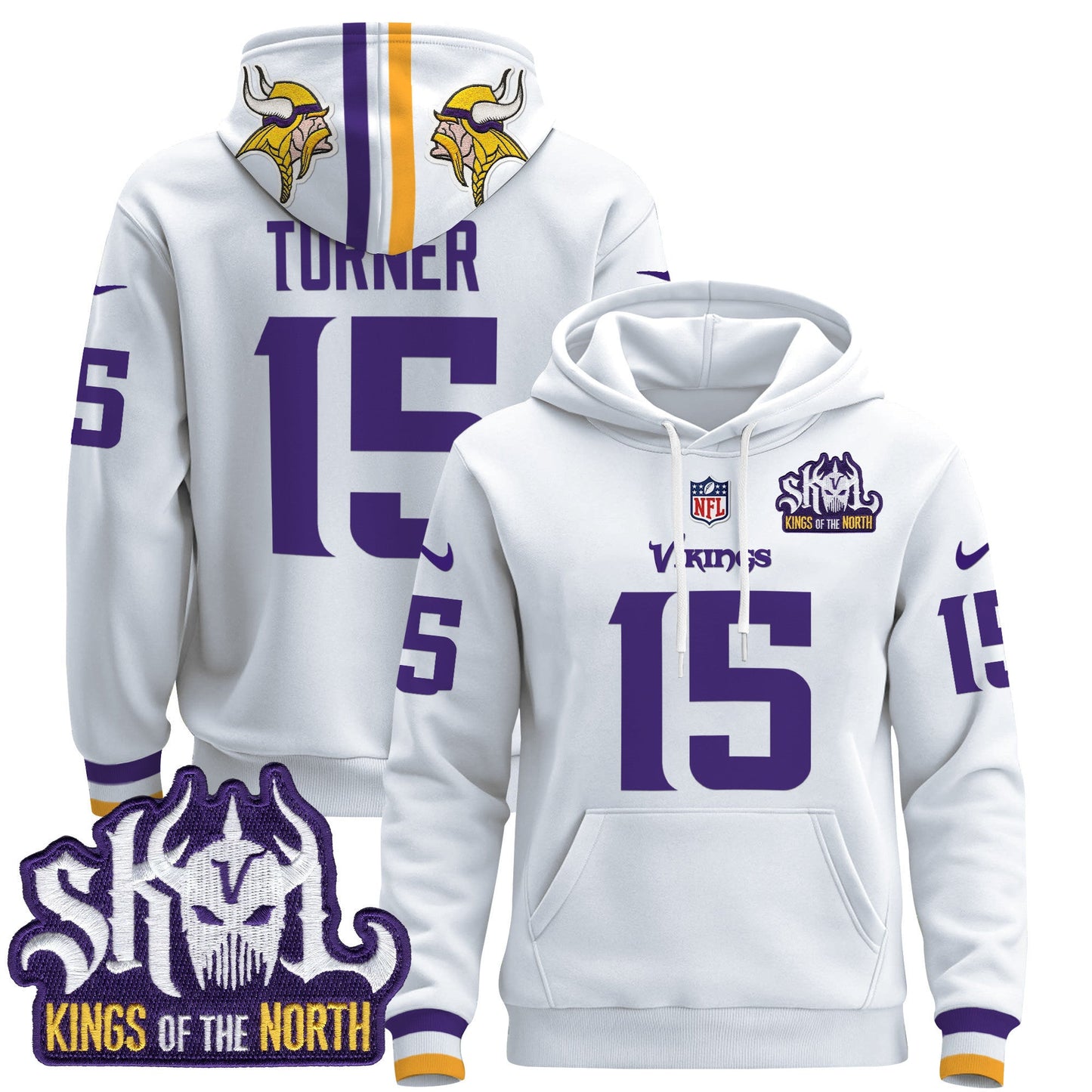 Men's Minnesota Vikings 2025 Pullover Hoodie - All Stitched