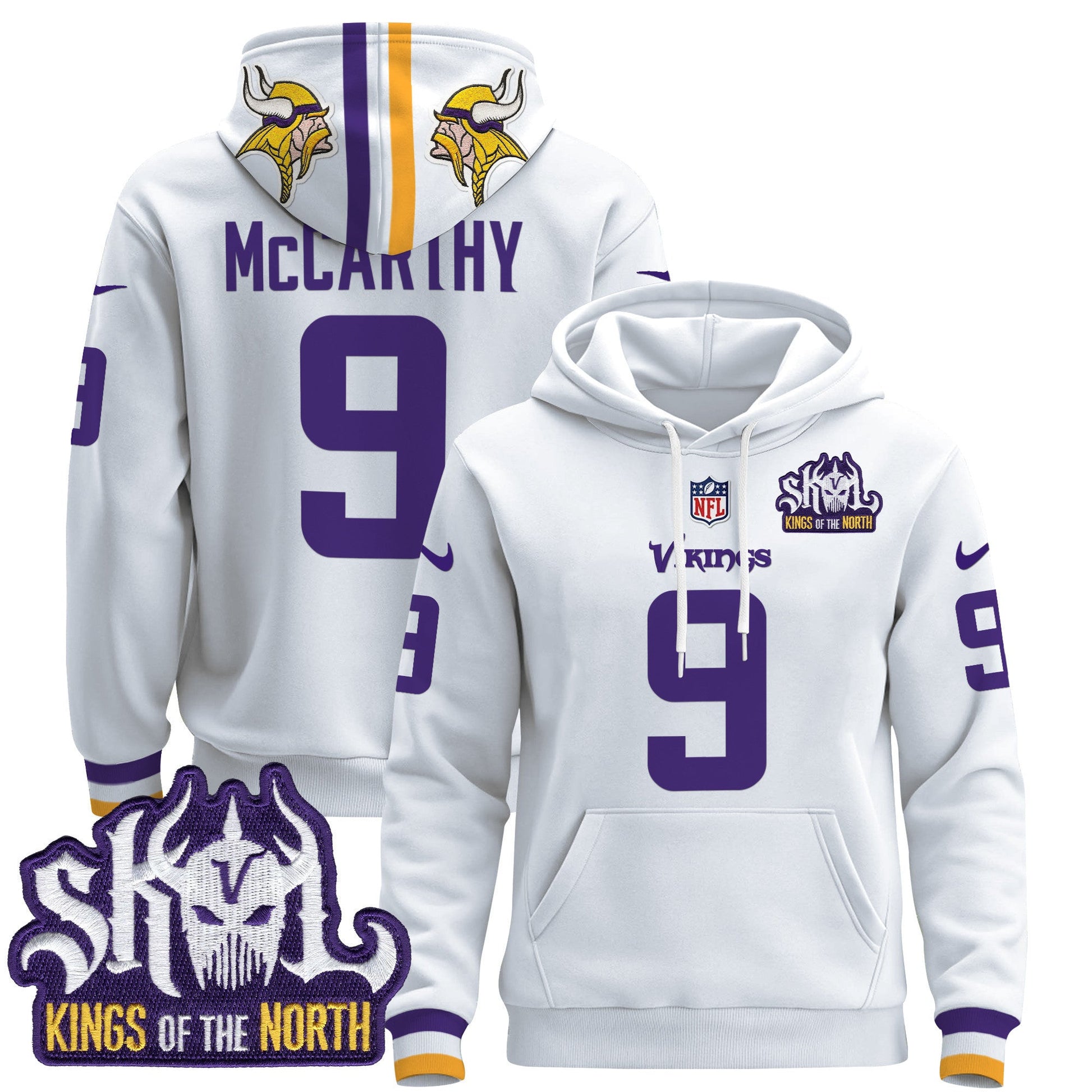 Men's Minnesota Vikings 2025 Pullover Hoodie - All Stitched