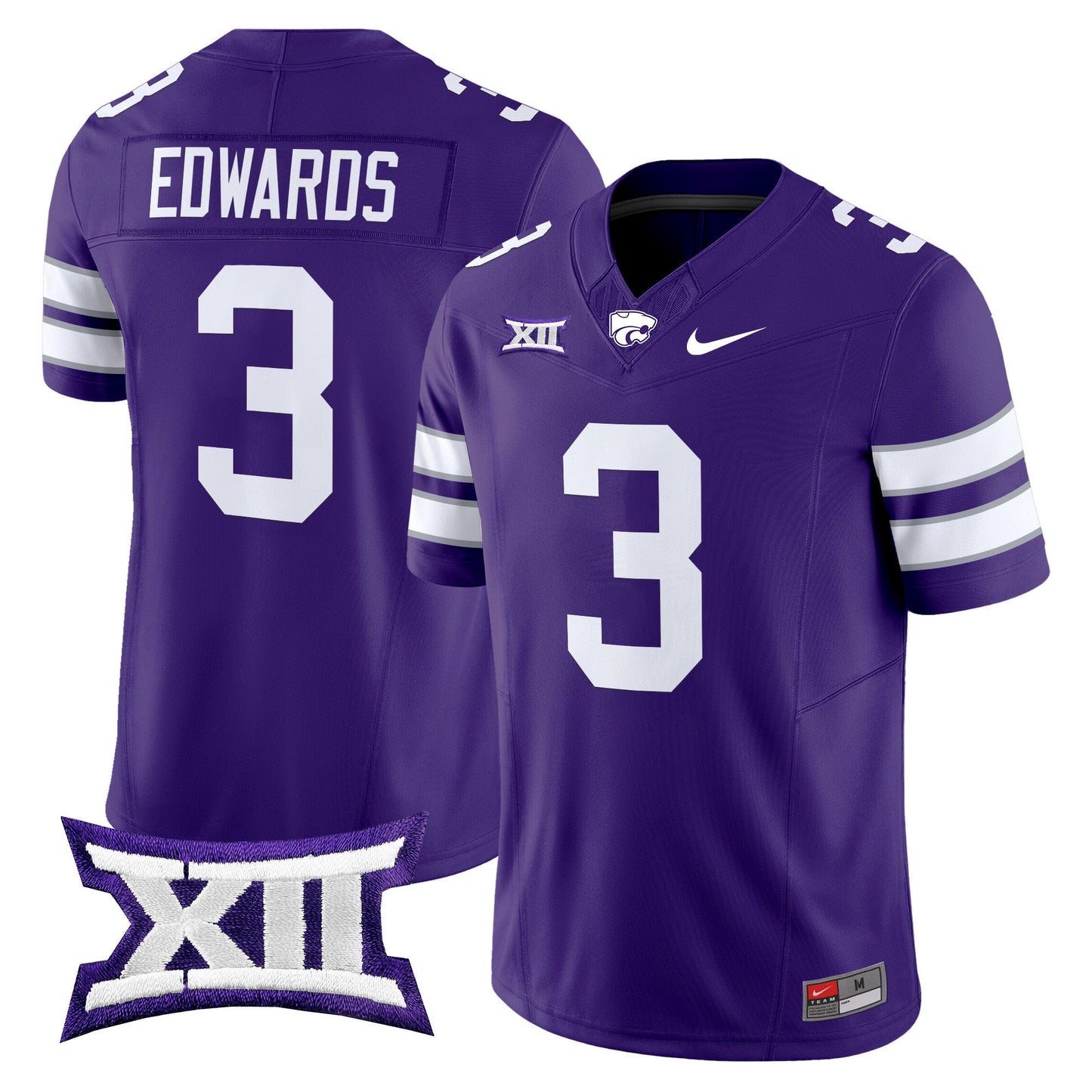 Men's Kansas State Wildcats 2025 Vapor Limited Jersey - All Stitched
