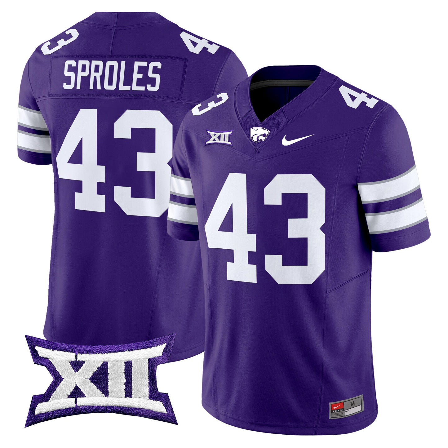 Men's Kansas State Wildcats 2025 Vapor Limited Jersey - All Stitched