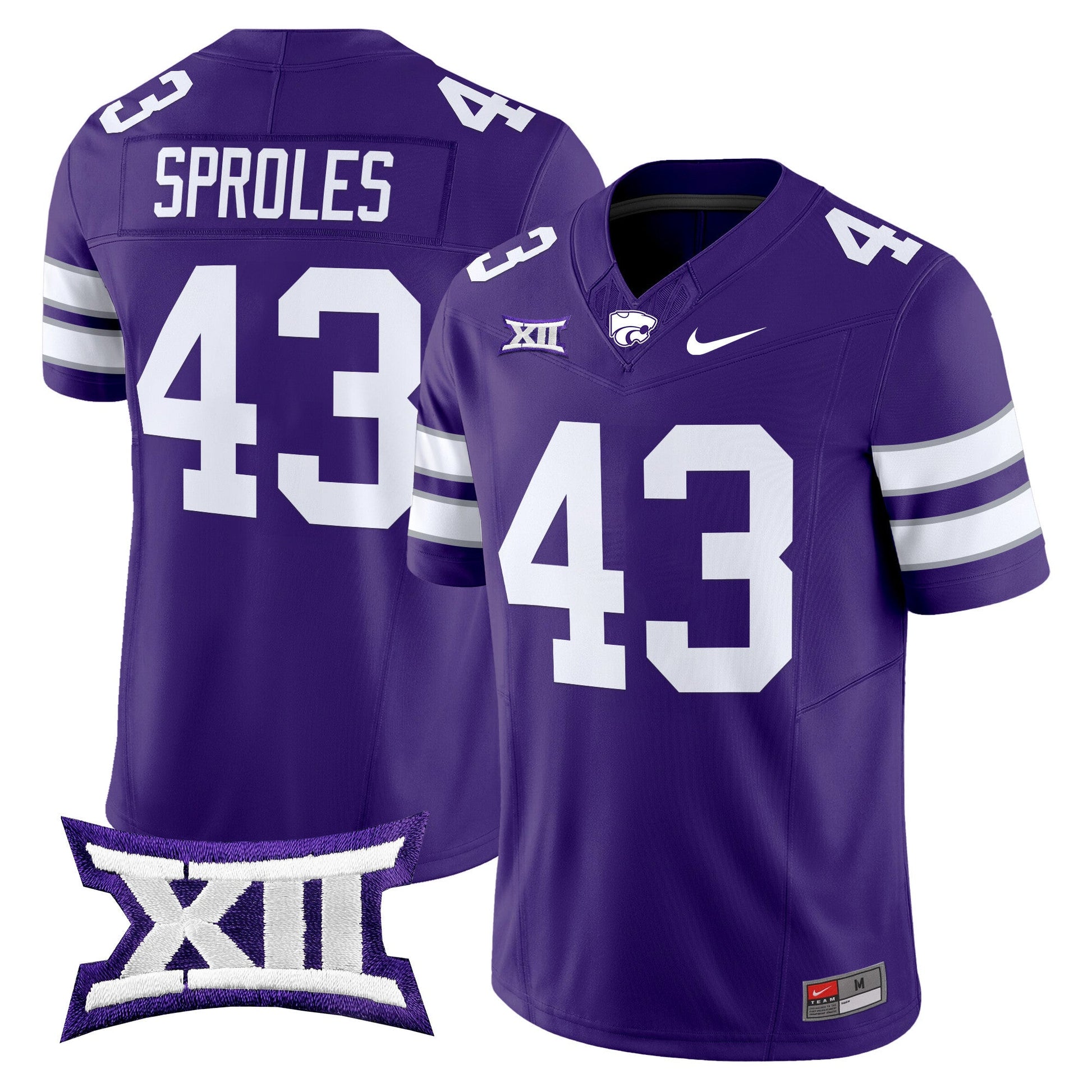 Men's Kansas State Wildcats 2025 Vapor Limited Jersey - All Stitched