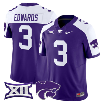 Men's Kansas State Wildcats 2025 Vapor Limited Jersey - All Stitched