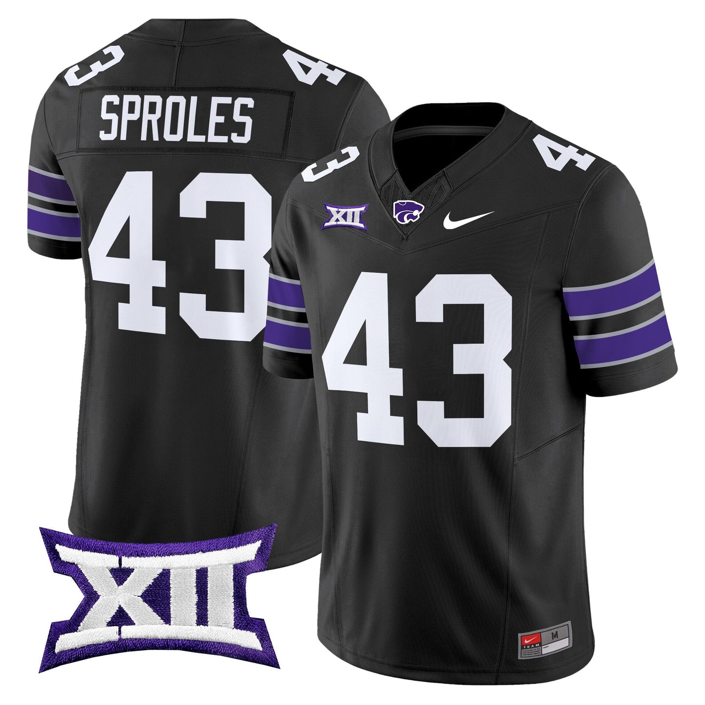 Men's Kansas State Wildcats 2025 Vapor Limited Jersey - All Stitched