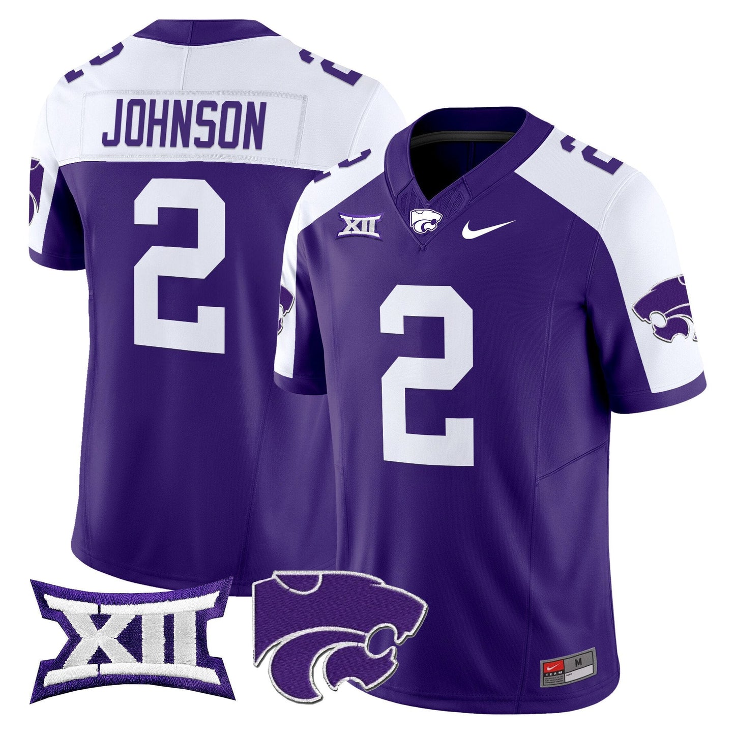 Men's Kansas State Wildcats 2025 Vapor Limited Jersey - All Stitched