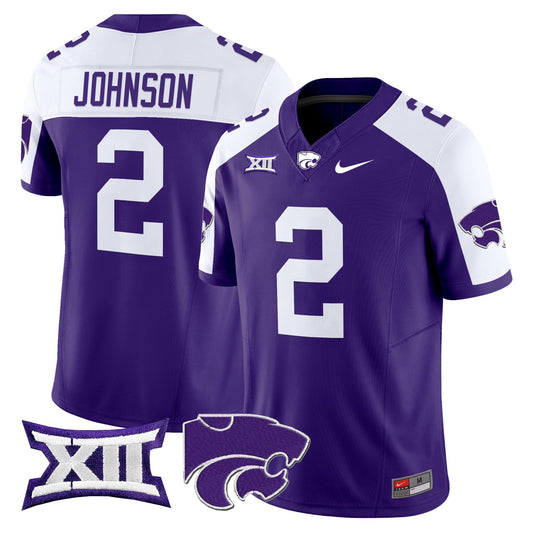 Men's Kansas State Wildcats 2025 Vapor Limited Jersey - All Stitched