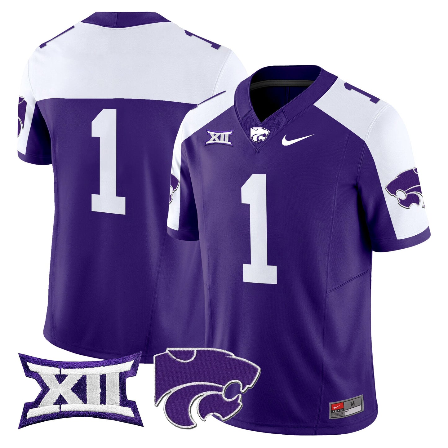 Men's Kansas State Wildcats 2025 Vapor Limited Jersey - All Stitched