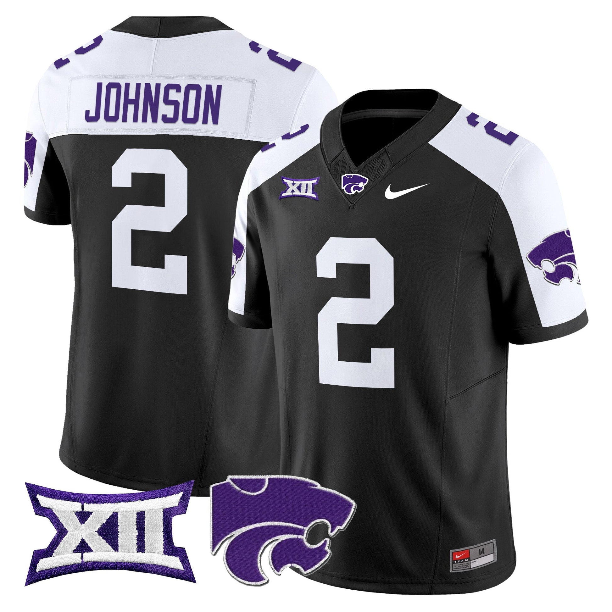 Men's Kansas State Wildcats 2025 Vapor Limited Jersey - All Stitched