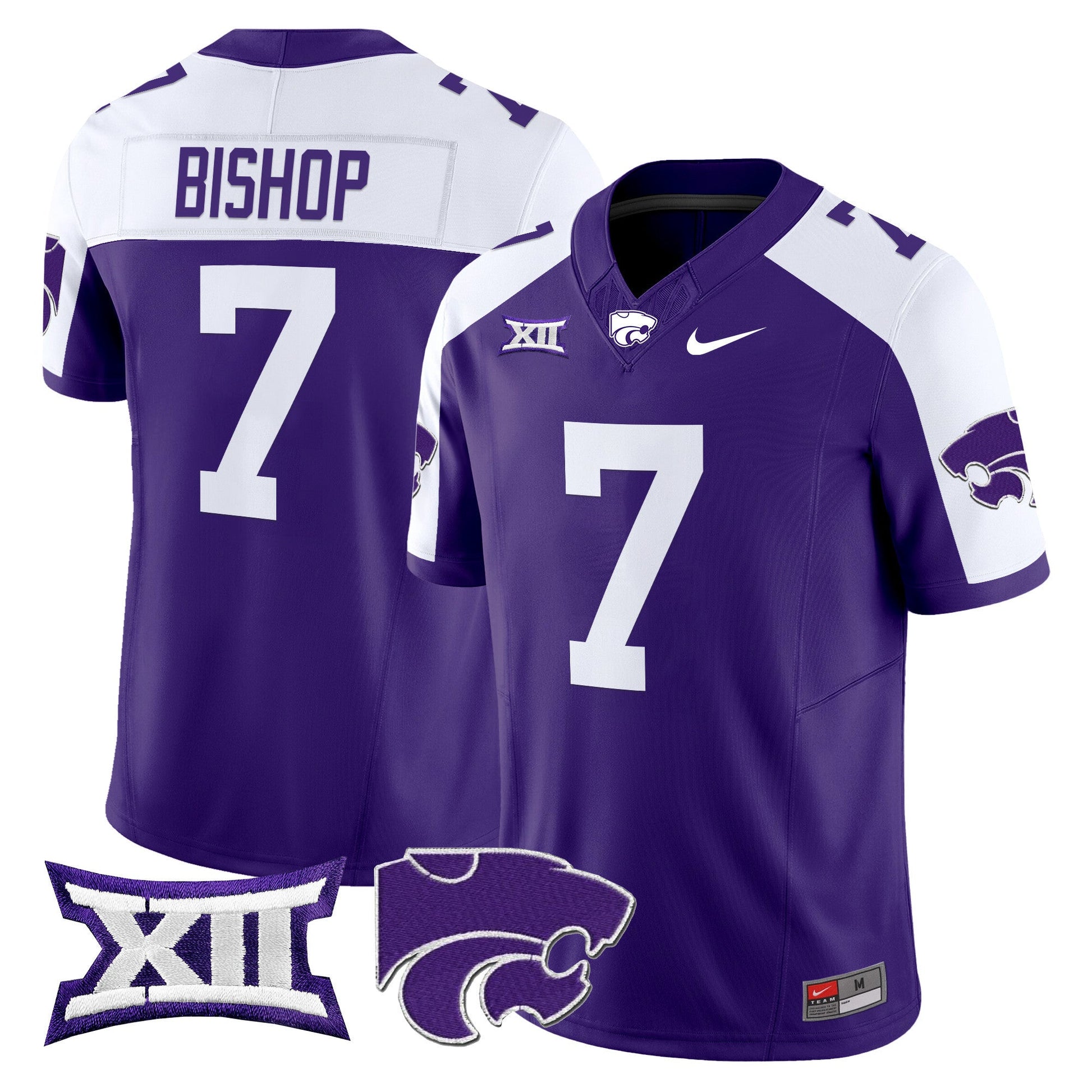 Men's Kansas State Wildcats 2025 Vapor Limited Jersey - All Stitched