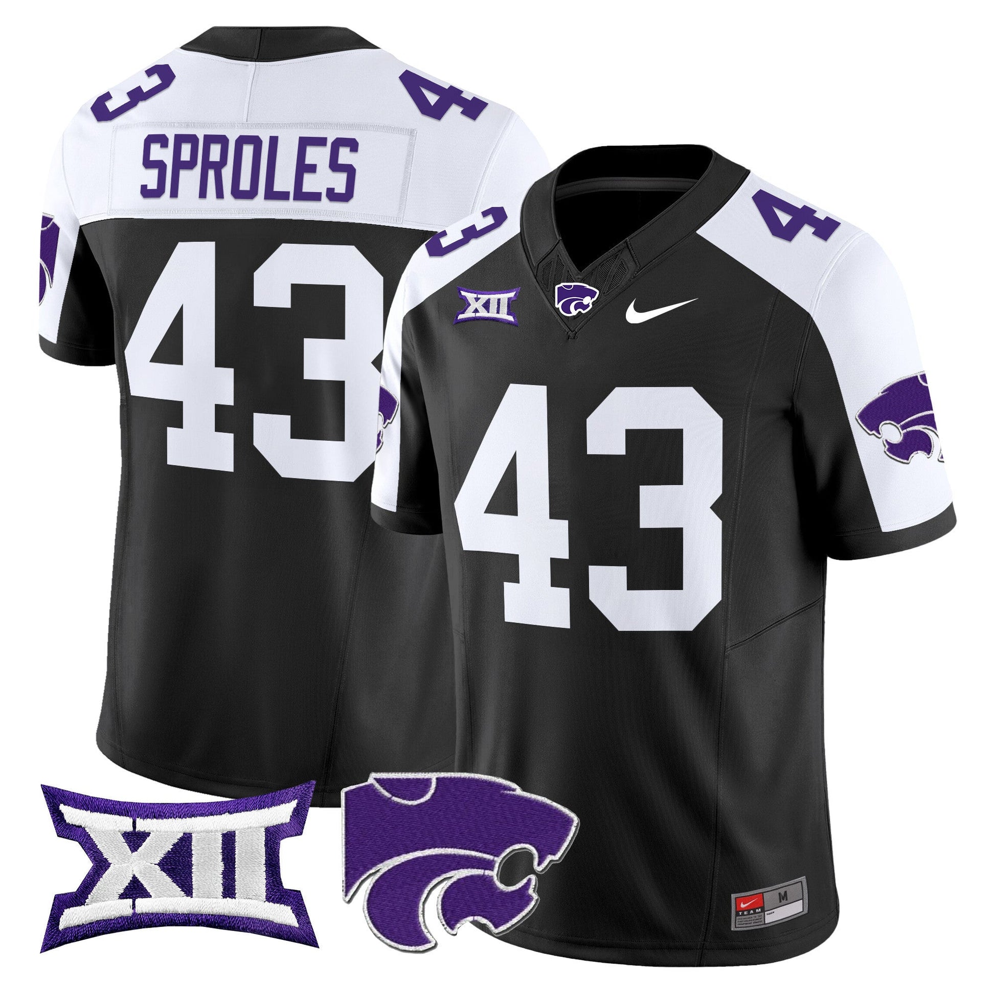 Men's Kansas State Wildcats 2025 Vapor Limited Jersey - All Stitched