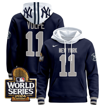 New York Yankees 2024 World Series Pullover Hoodie - All Stitched
