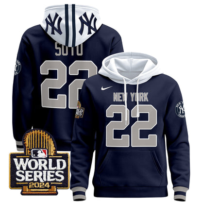 New York Yankees 2024 World Series Pullover Hoodie - All Stitched