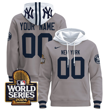 New York Yankees 2024 World Series Custom Pullover Hoodie - All Stitched