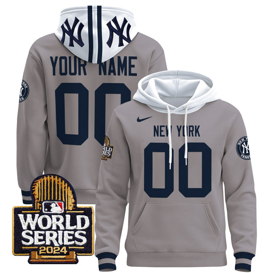 New York Yankees 2024 World Series Custom Pullover Hoodie - All Stitched