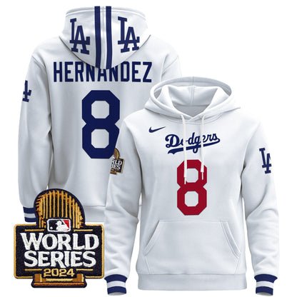 Dodgers 2024 World Series Pullover Hoodie - All Stitched
