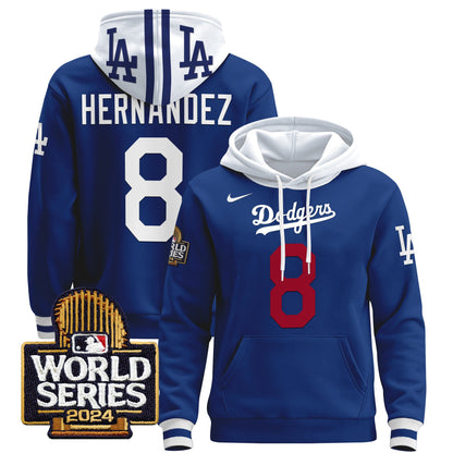 Dodgers 2024 World Series Pullover Hoodie - All Stitched