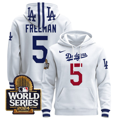 Dodgers 2024 World Series Pullover Hoodie - All Stitched