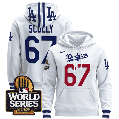 Dodgers 2024 World Series Pullover Hoodie - All Stitched