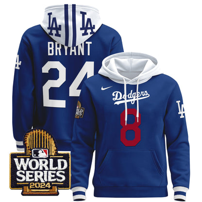 Dodgers 2024 World Series Pullover Hoodie - All Stitched