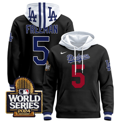 Dodgers 2024 World Series Pullover Hoodie - All Stitched
