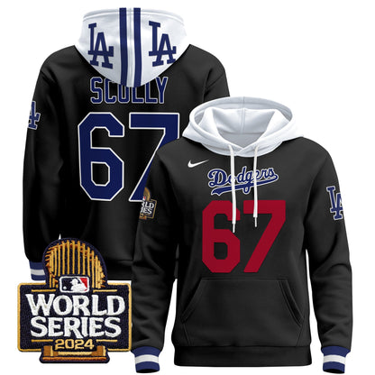 Dodgers 2024 World Series Pullover Hoodie - All Stitched