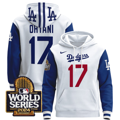 Dodgers 2024 World Series Pullover Hoodie - All Stitched