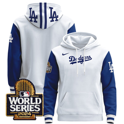 Dodgers 2024 World Series Pullover Hoodie - All Stitched