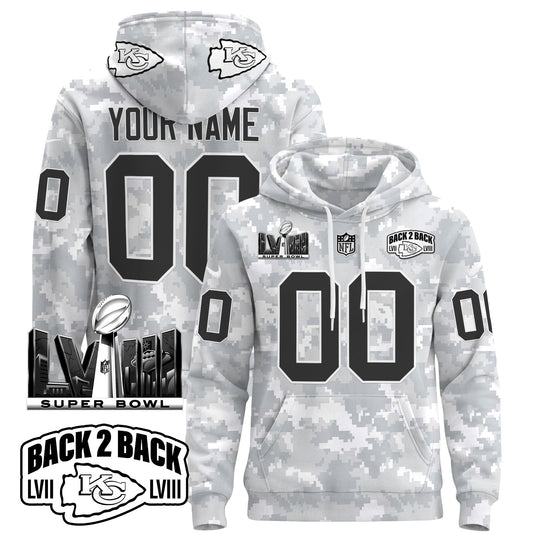 KC 2024 Salute to Service Custom Pullover Hoodie