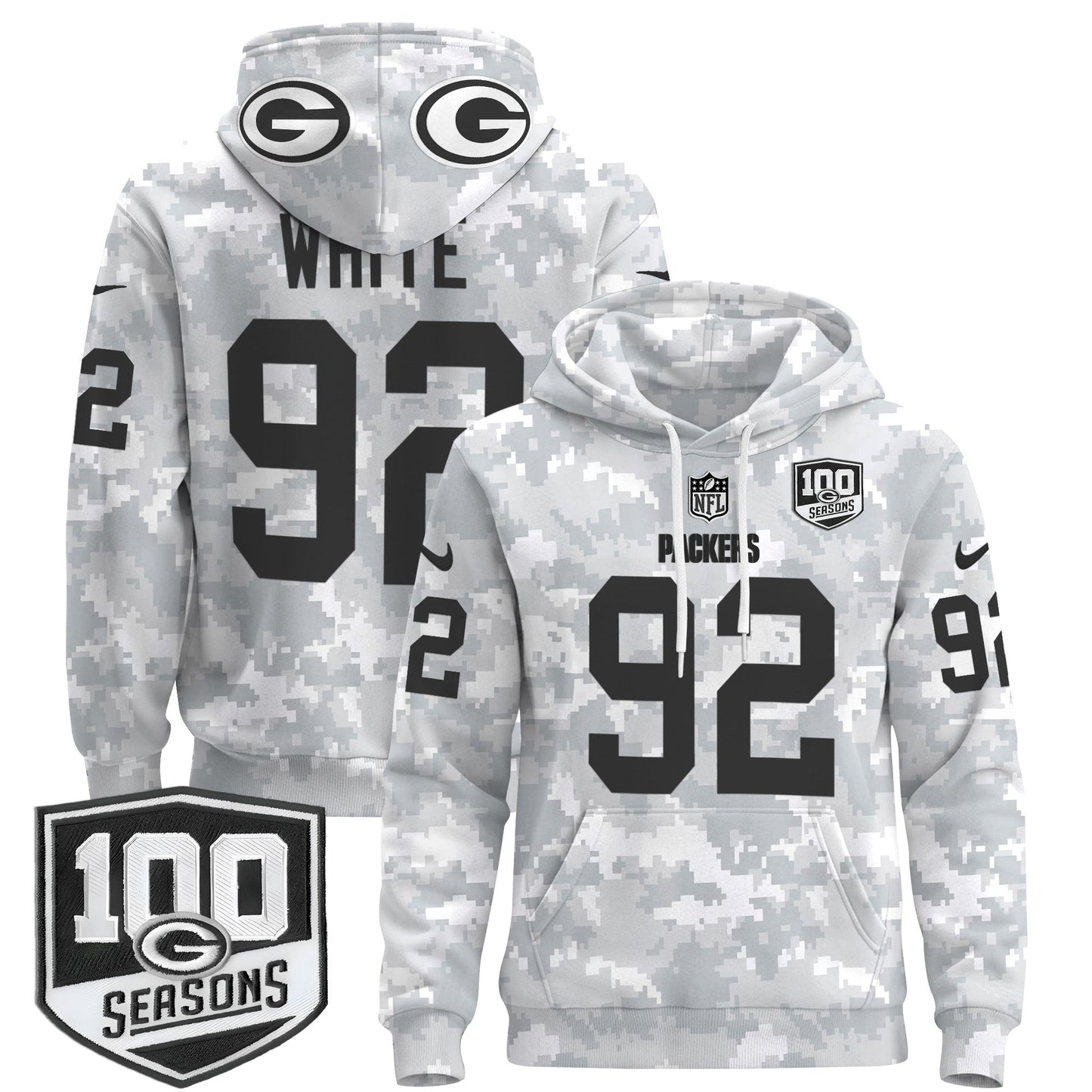 GB Throwback 2024 Salute to Service Pullover Hoodie