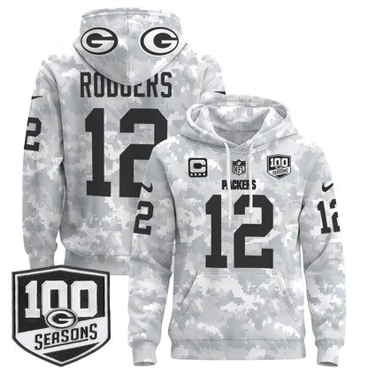 GB Throwback 2024 Salute to Service Pullover Hoodie