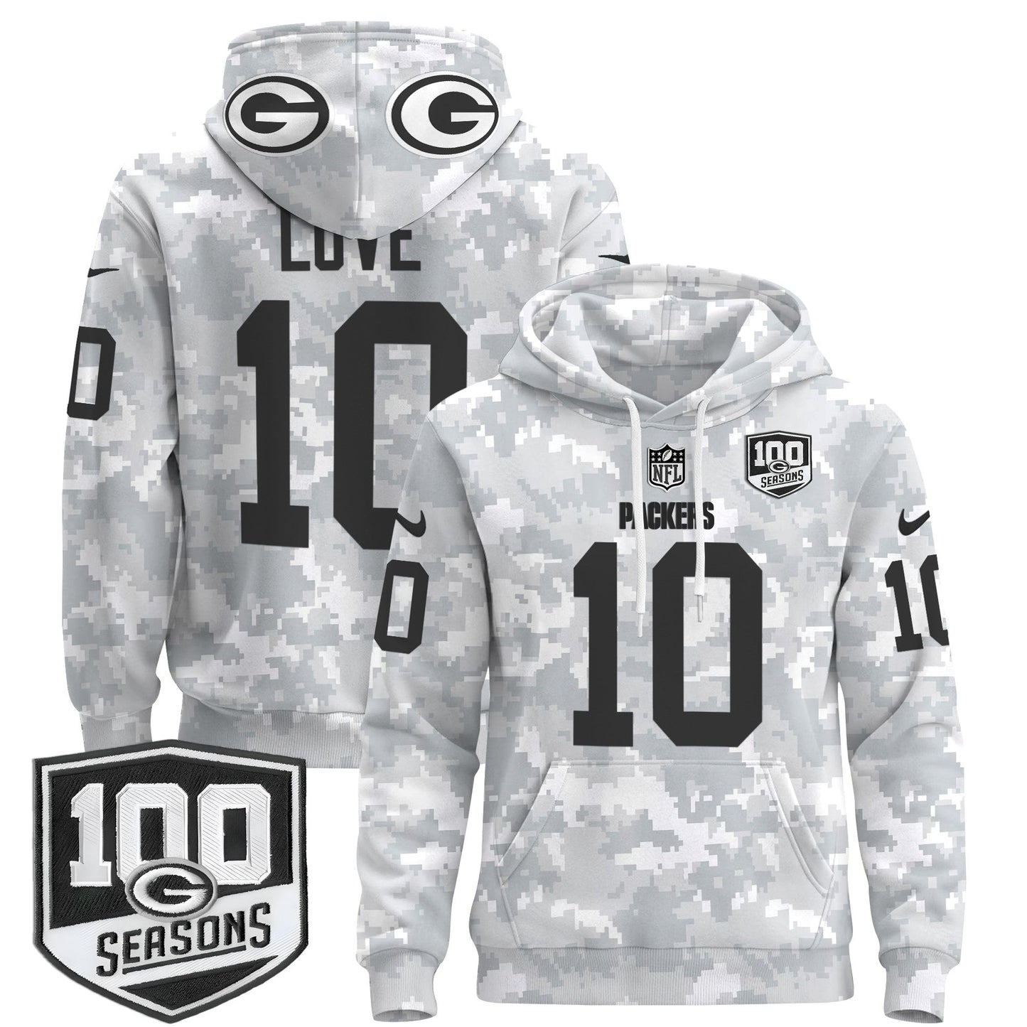 GB Throwback 2024 Salute to Service Pullover Hoodie