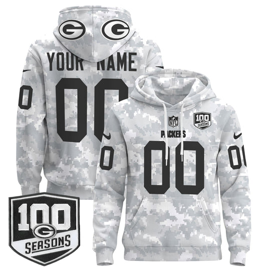 GB Throwback 2024 Salute to Service Custom Pullover Hoodie
