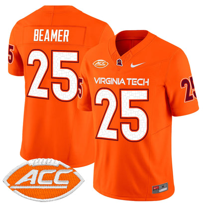 Men's Virginia Tech Hokies 2025 Vapor Limited Jersey - All Stitched