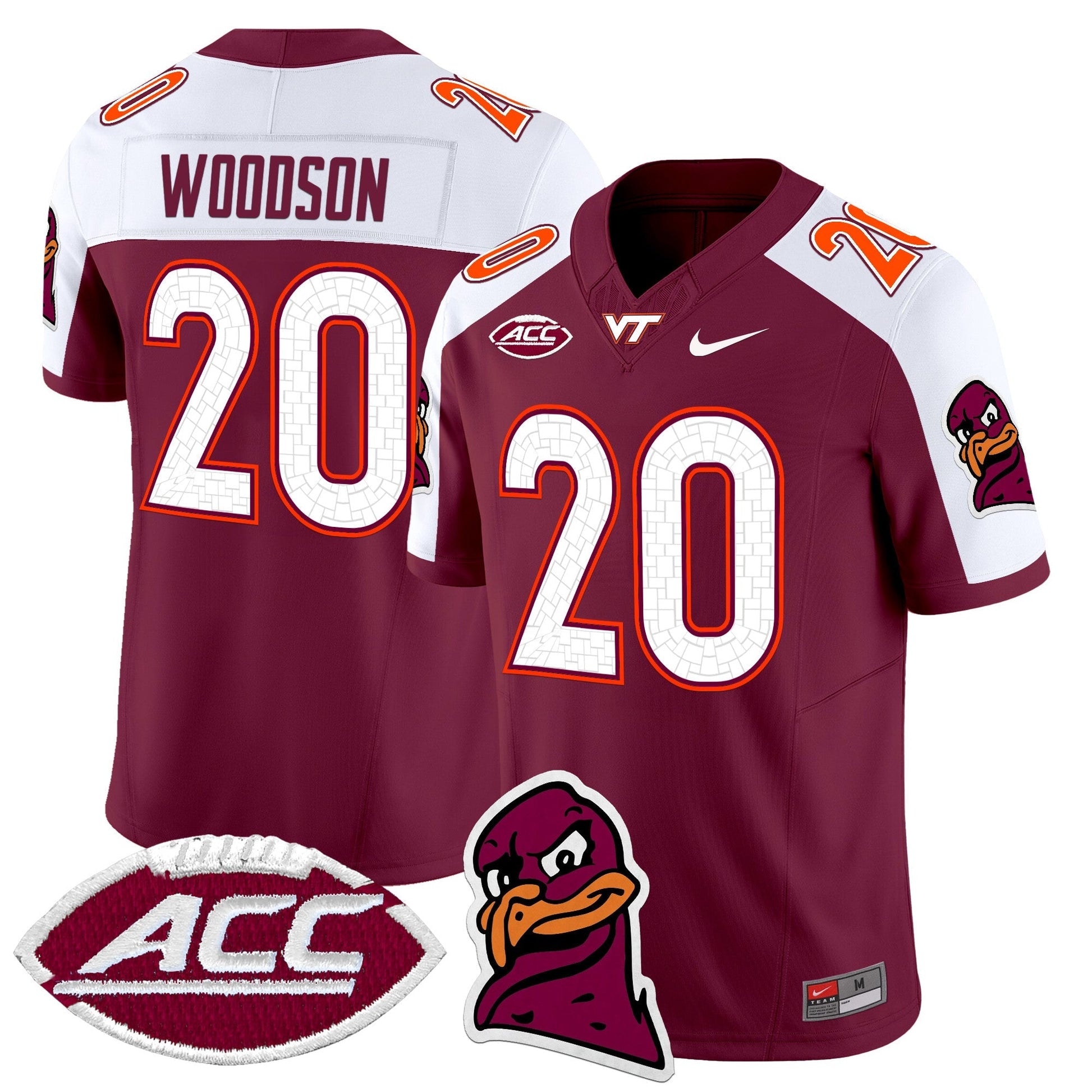 Men's Virginia Tech Hokies 2025 Vapor Limited Jersey - All Stitched