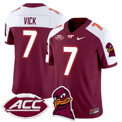 Men's Virginia Tech Hokies 2025 Vapor Limited Jersey - All Stitched