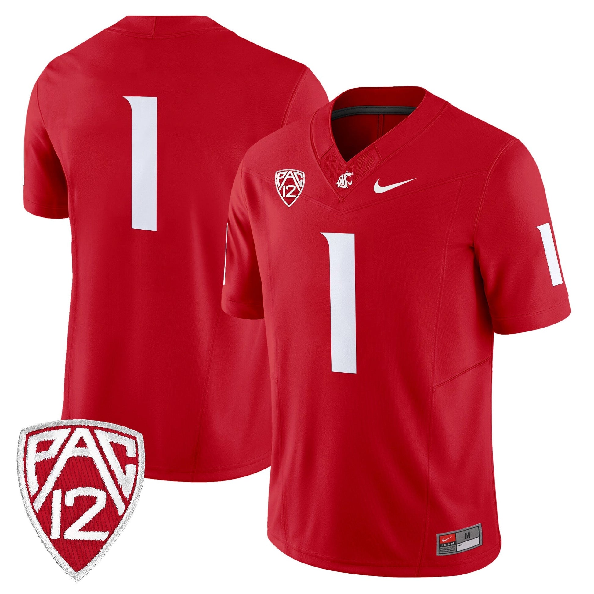 Men's Washington State Cougars 2025 Vapor Limited Jersey - All Stitched