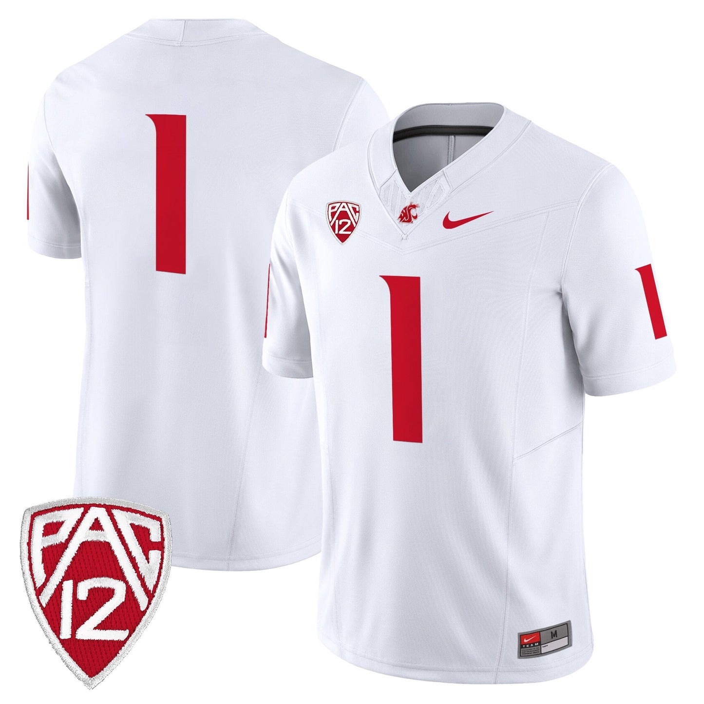 Men's Washington State Cougars 2025 Vapor Limited Jersey - All Stitched
