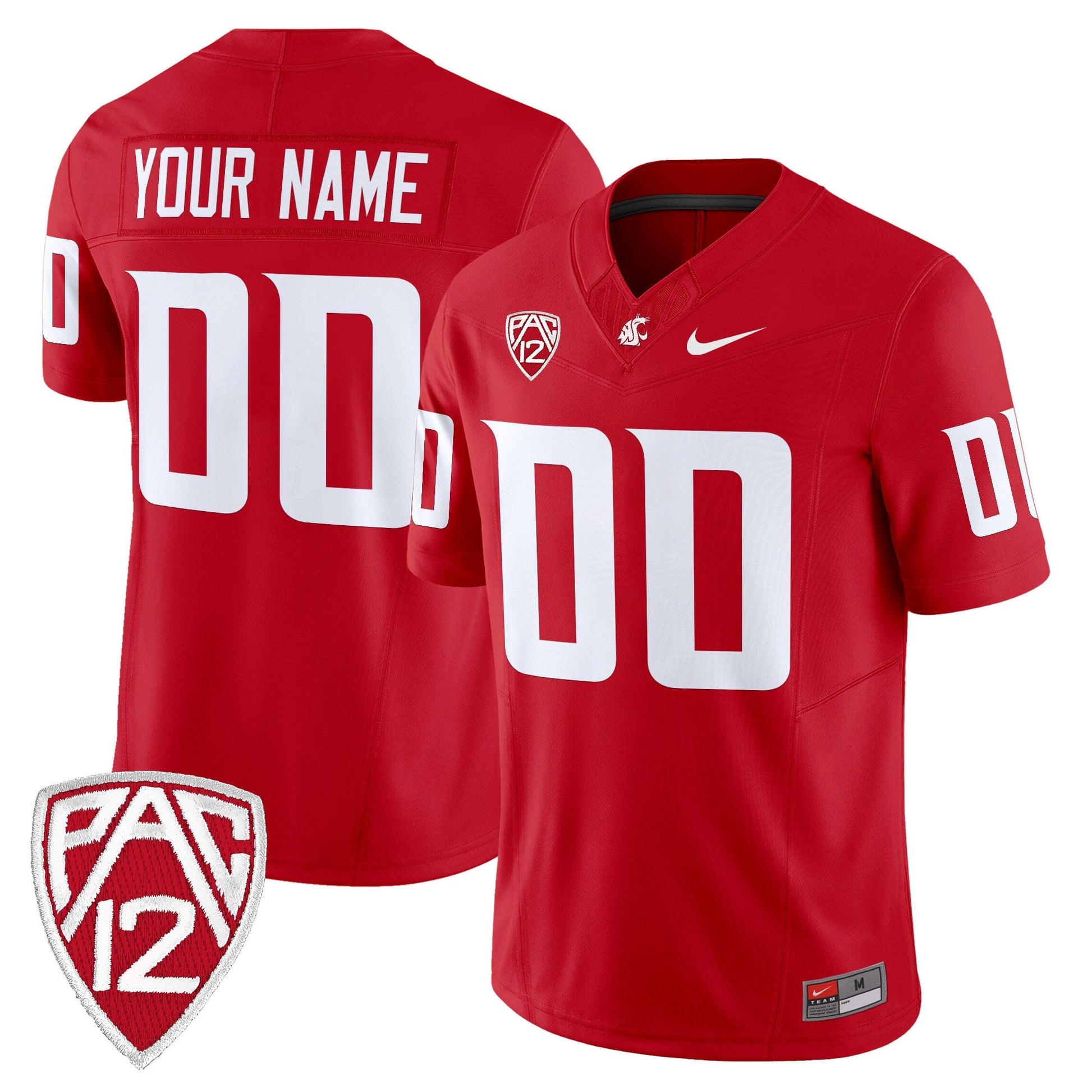 Washington State Cougars 2025 Vapor Limited Custom Jersey - All Stitched