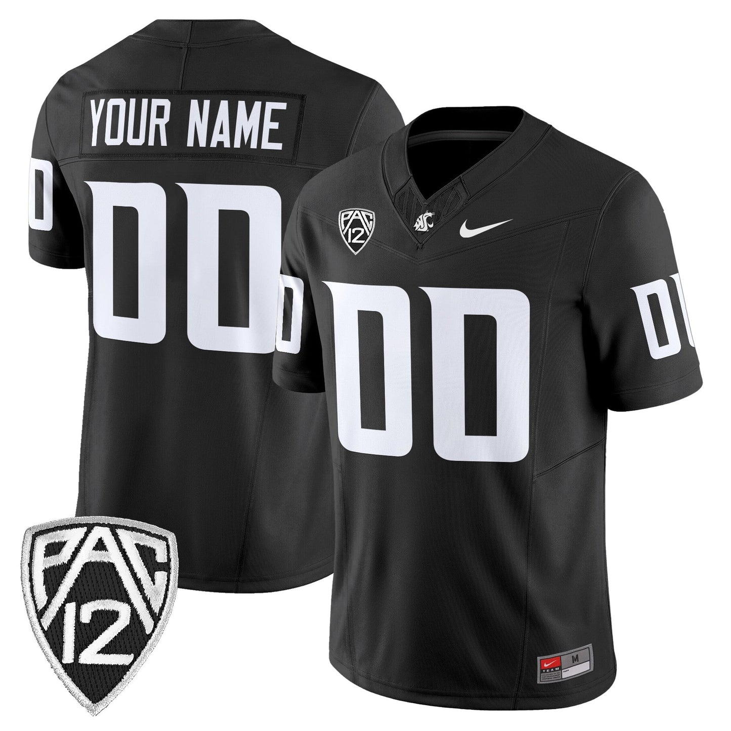 Washington State Cougars 2025 Vapor Limited Custom Jersey - All Stitched
