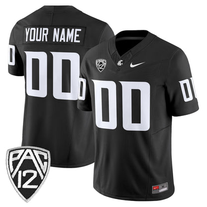 Washington State Cougars 2025 Vapor Limited Custom Jersey - All Stitched